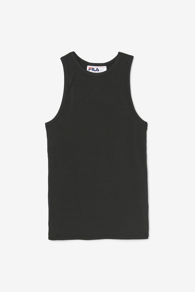 Fila Tank Top Alexia Womens Black - India REB-729618